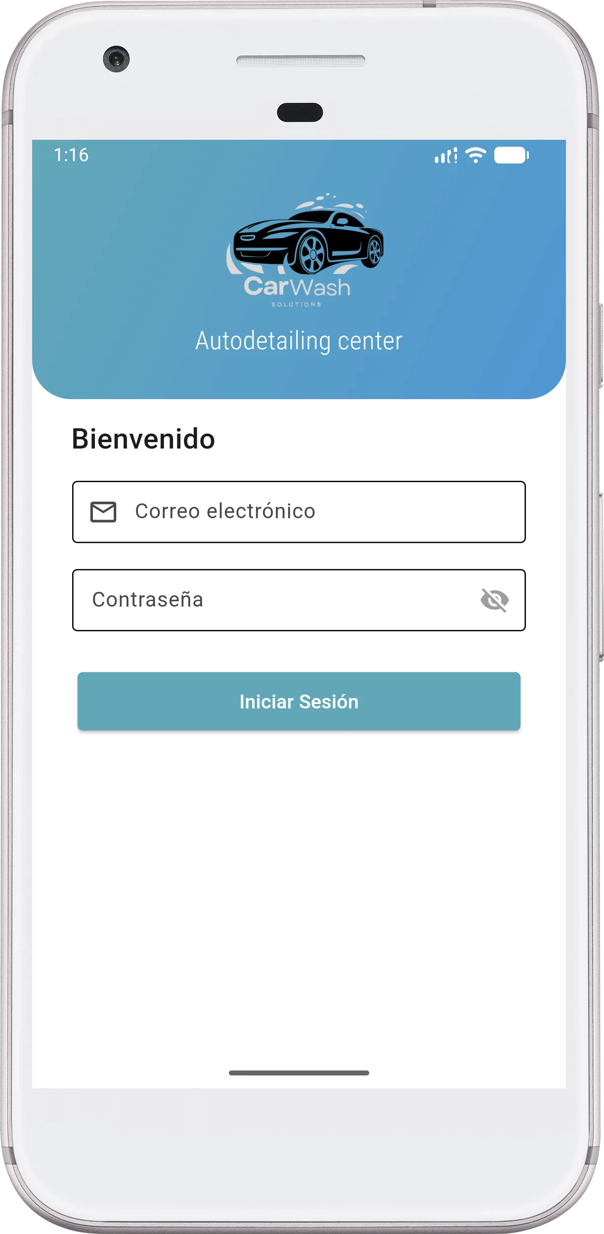 car wash solutions screenshot