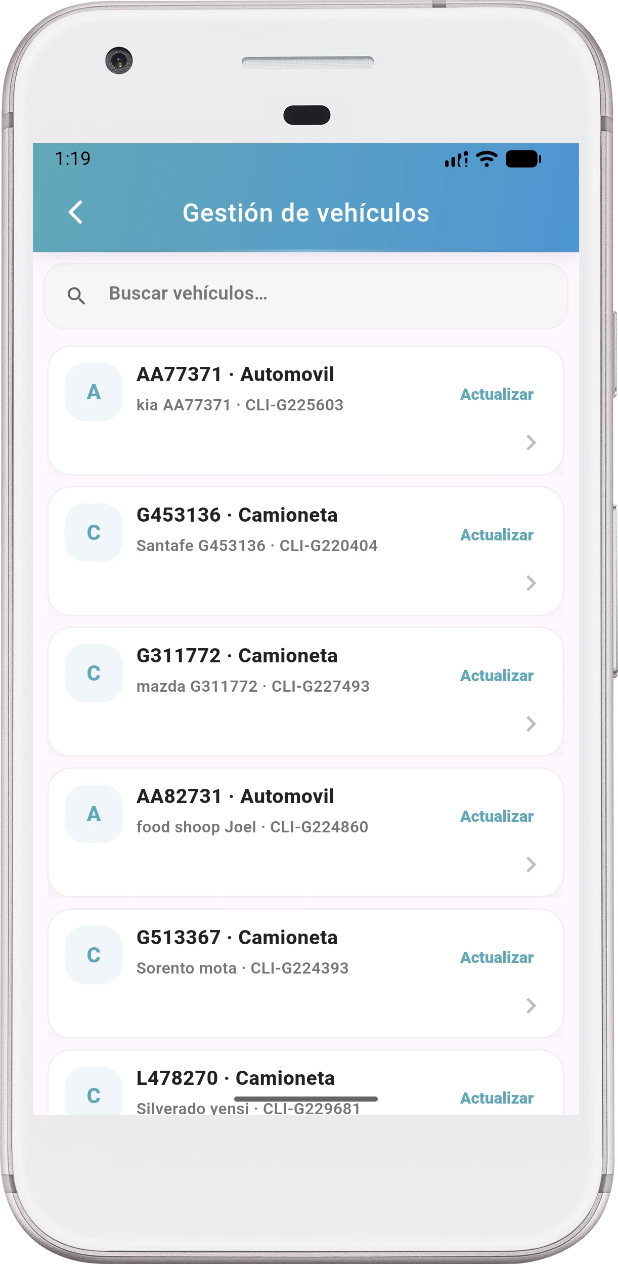 car wash solutions screenshot
