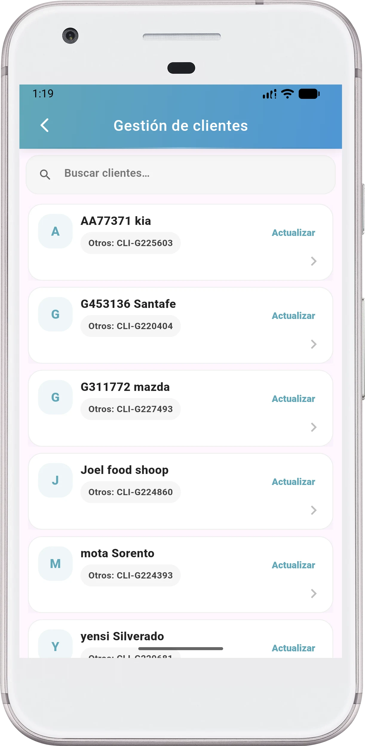 car wash solutions screenshot